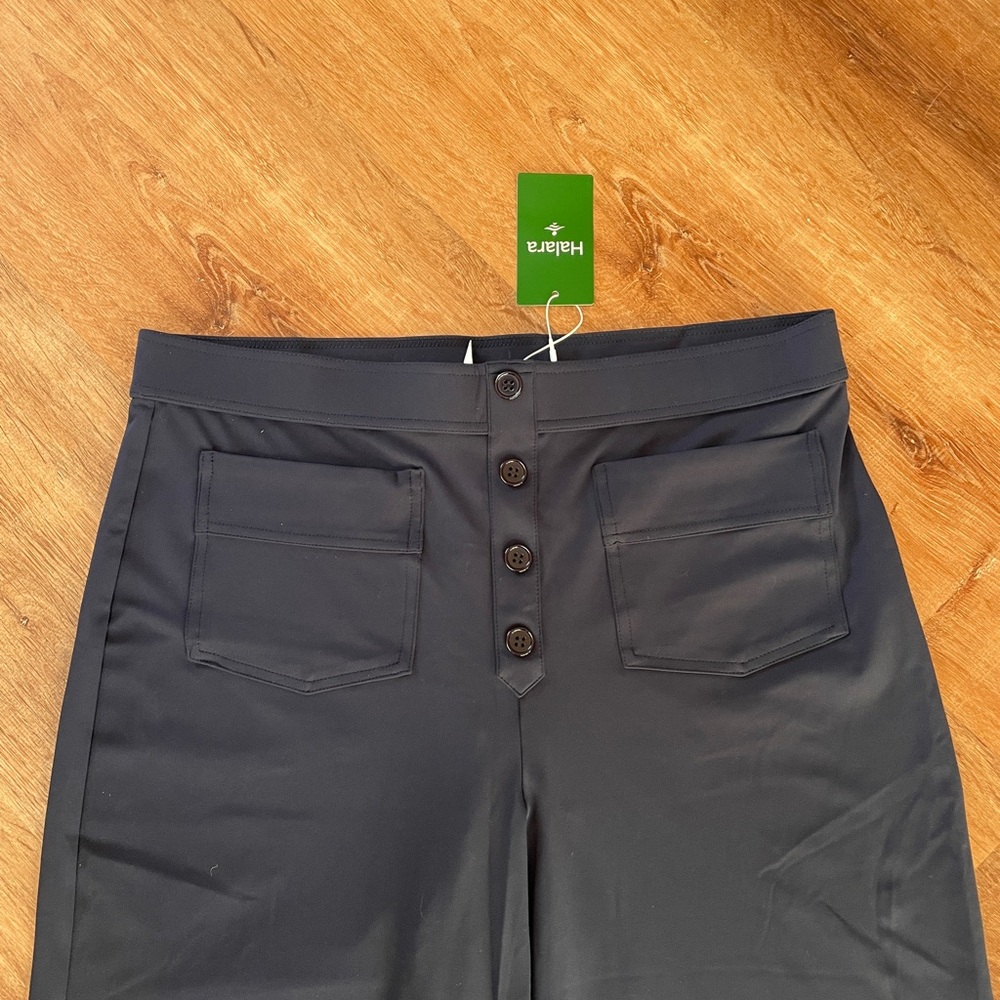 Halara DayStretch High Waisted Straight Leg Sailor Pants Size XLT Tall Blue Soft - Picture 5 of 8